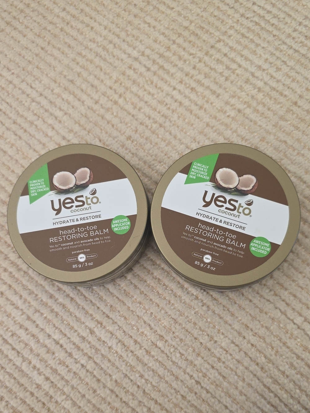 Yes To Coconut Head-to-Toe Restoring Balm - 2x